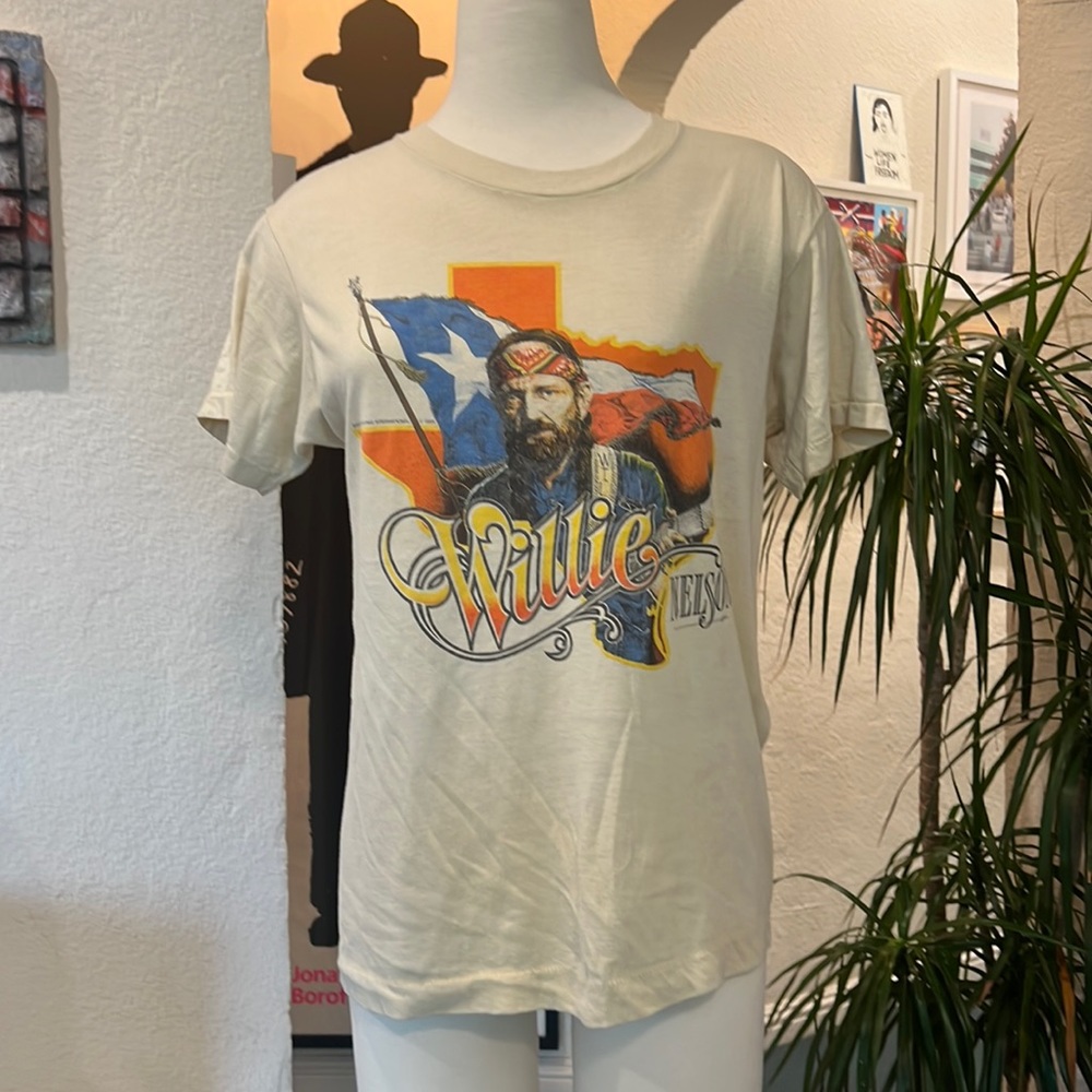 Screen stars screenstars Willie Nelson 1984 Western Country Tour Tee